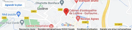 Cabinet d'ostéopathie de Lodève